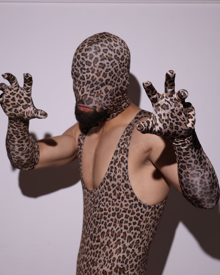 Cheetah Combo Pack Of 3 / Bodysuit, Hood & Gloves