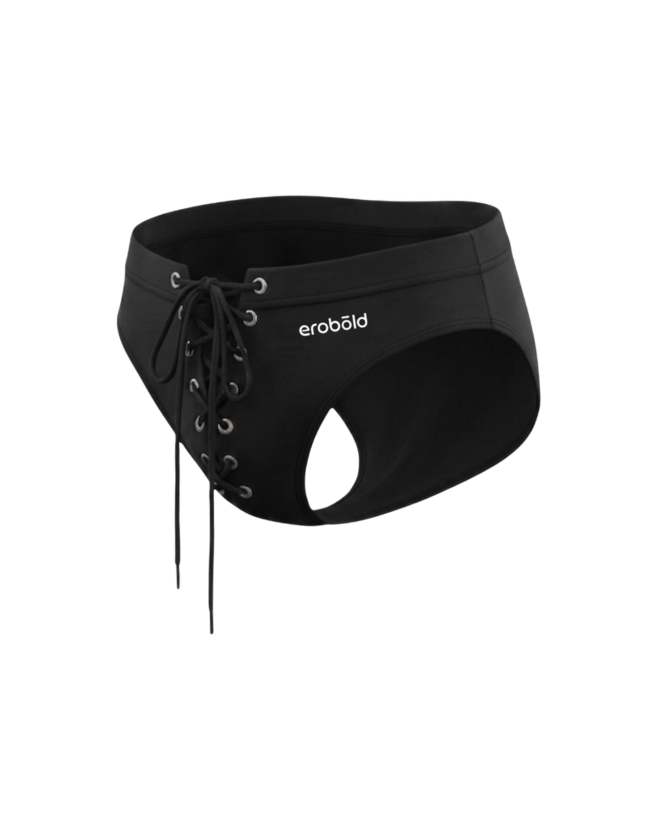 Eyelet Brief, black, photo 4