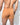 Person wearing tan boxer briefs against a plain background