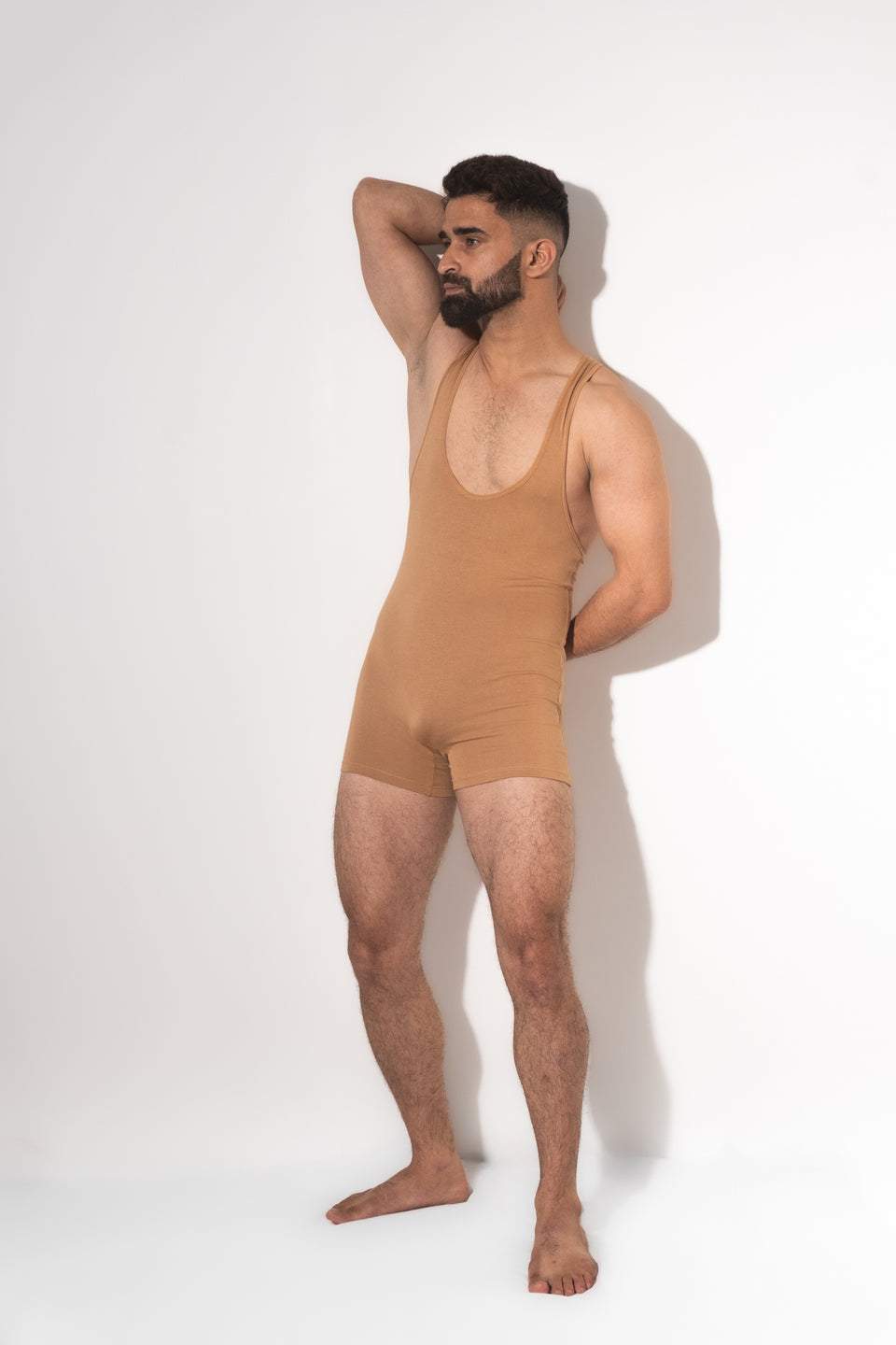 Wrestler Bodysuit, tan, photo 3