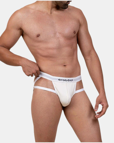 Erobold - Sinister's Society - Bandit FlexJock - Jockstrap - White - #color_white - ecomposer-color-white