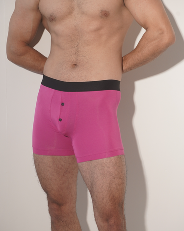 Button Trunk for Men, ibis rose modal, photo 2