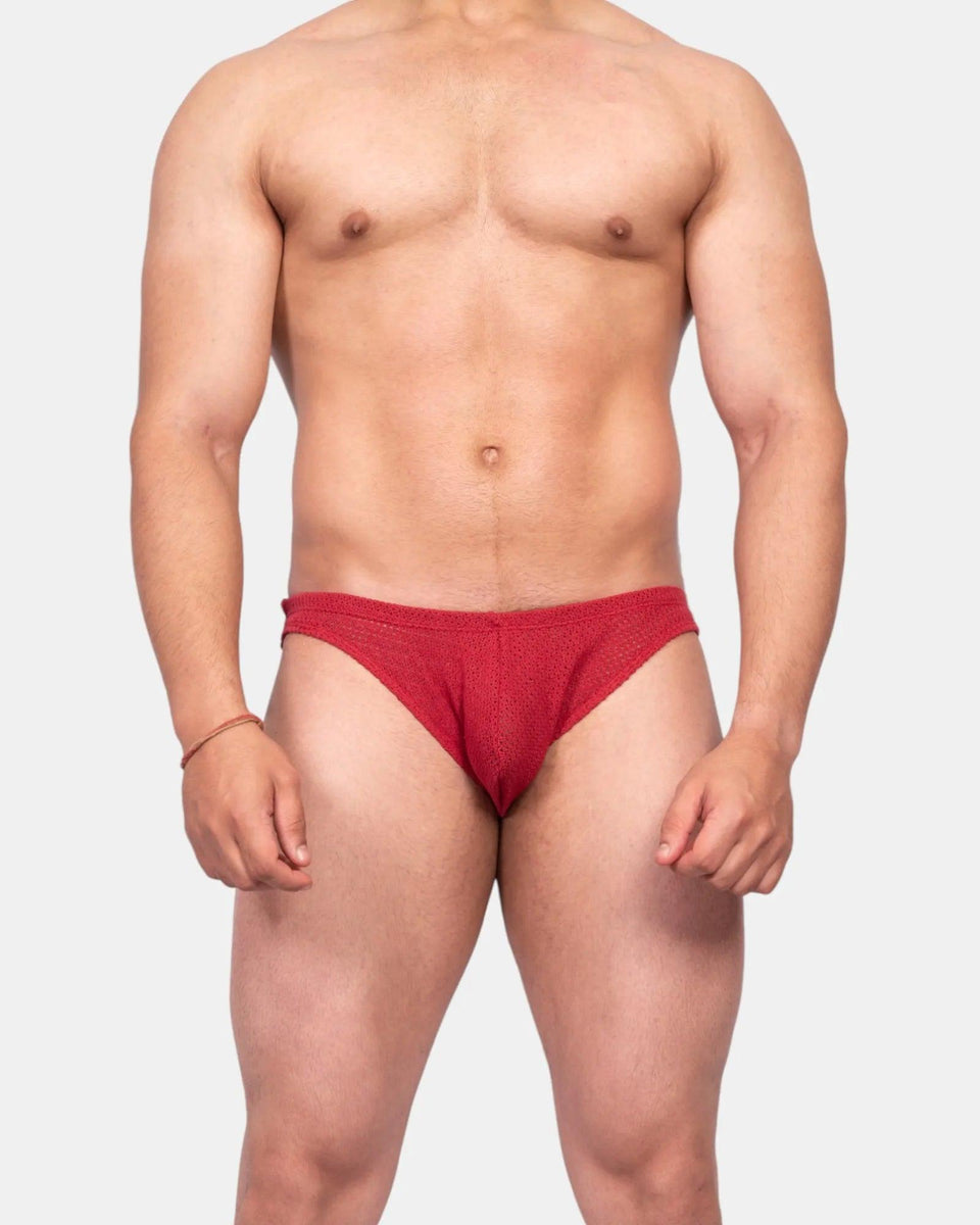 Knit Crochet Brief, viva magenta, photo 1