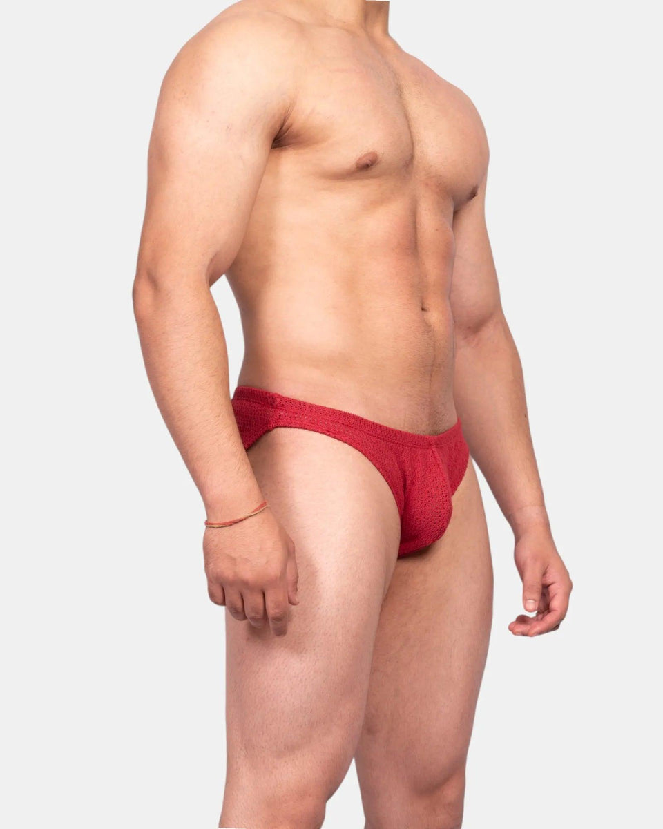Knit Crochet Brief, viva magenta, photo 2