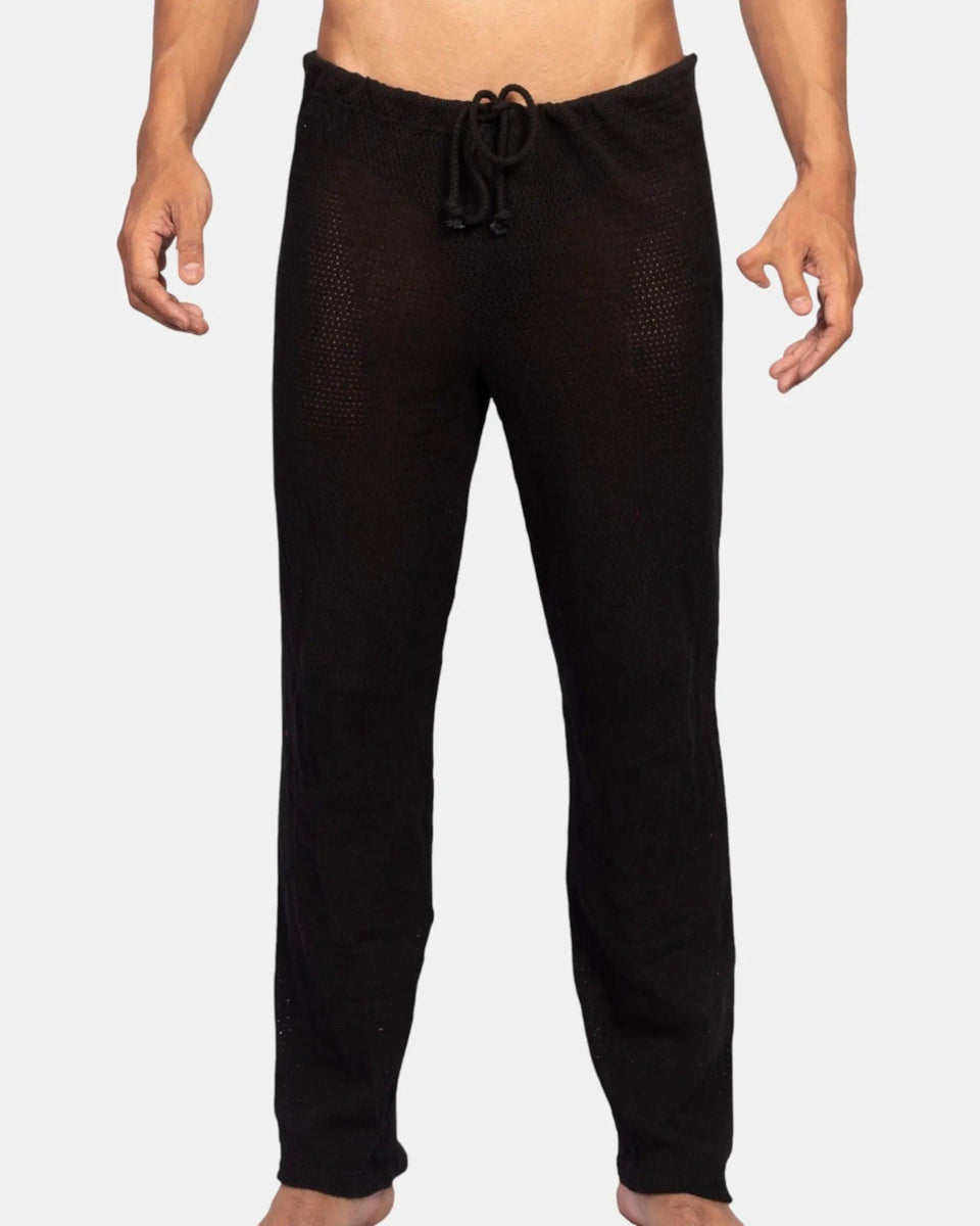 Knit Crochet Pants, black, photo 1