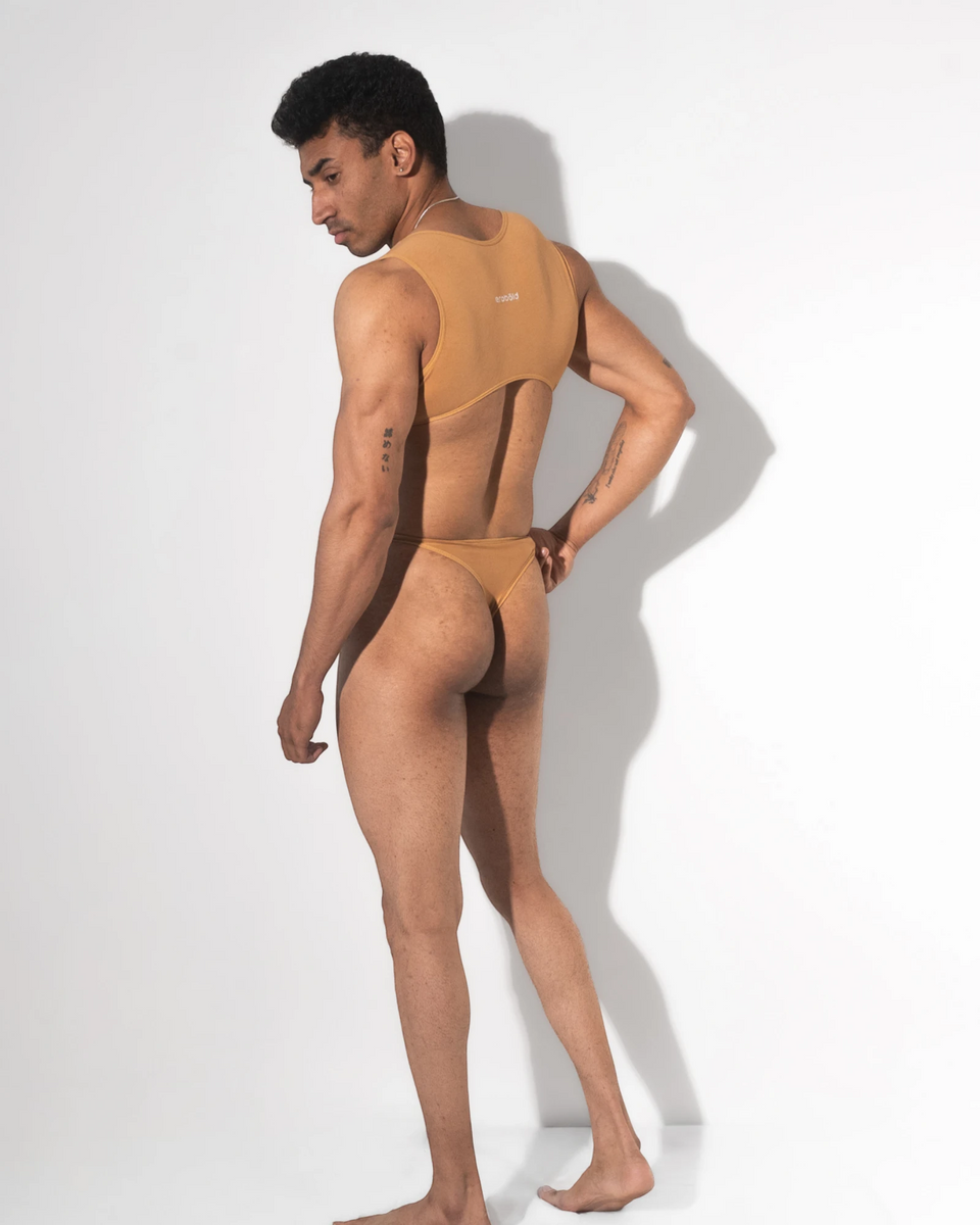 Zipper Bodysuit, tan, photo 4