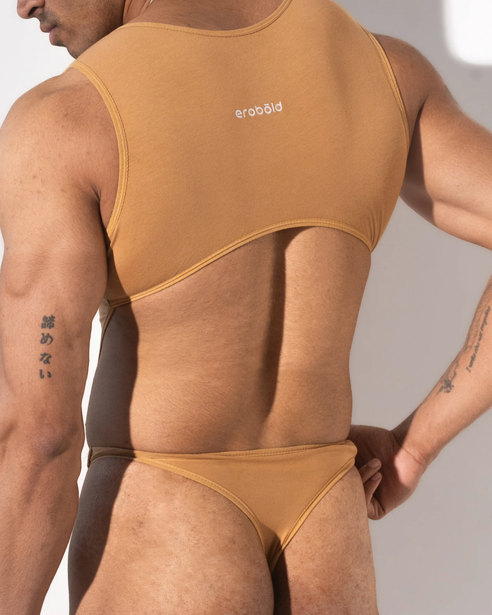 Zipper Bodysuit, tan, photo 2