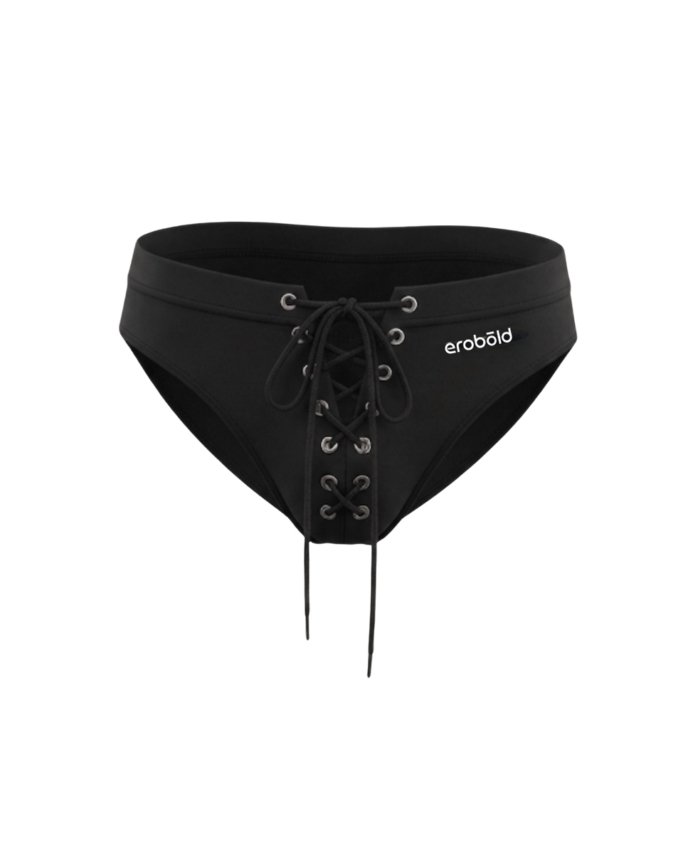 Eyelet Brief, black, photo 2
