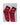 Everyday Terry Ankle Socks / Hot Red