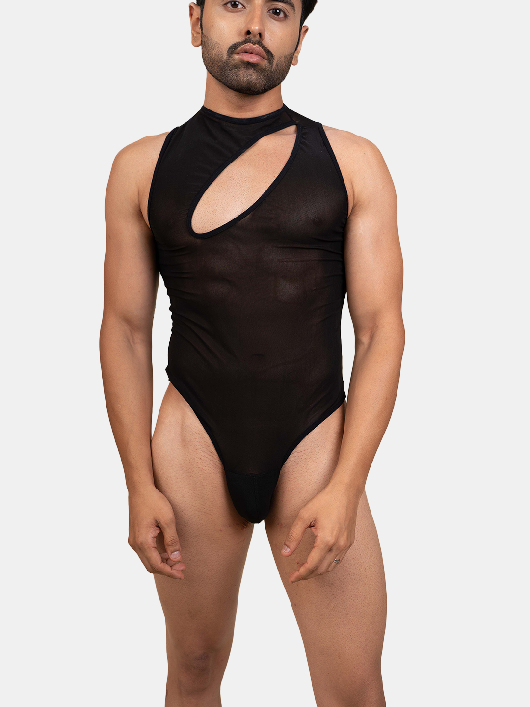 Olokun on Earth Slit bodysuit