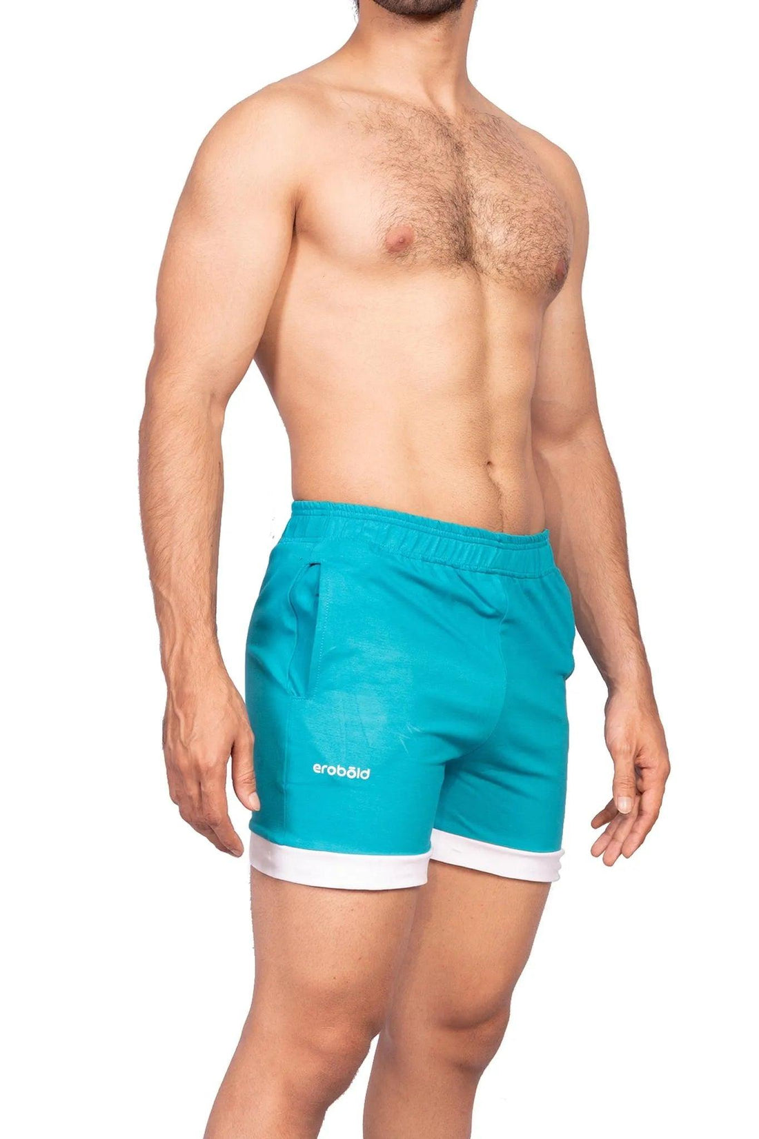 Shorts - Aqua Zephyr Shorts - Turquoise - Erobold - 