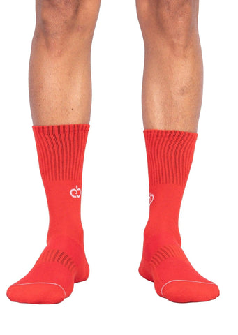 Crimson Royale Designer Socks | Red