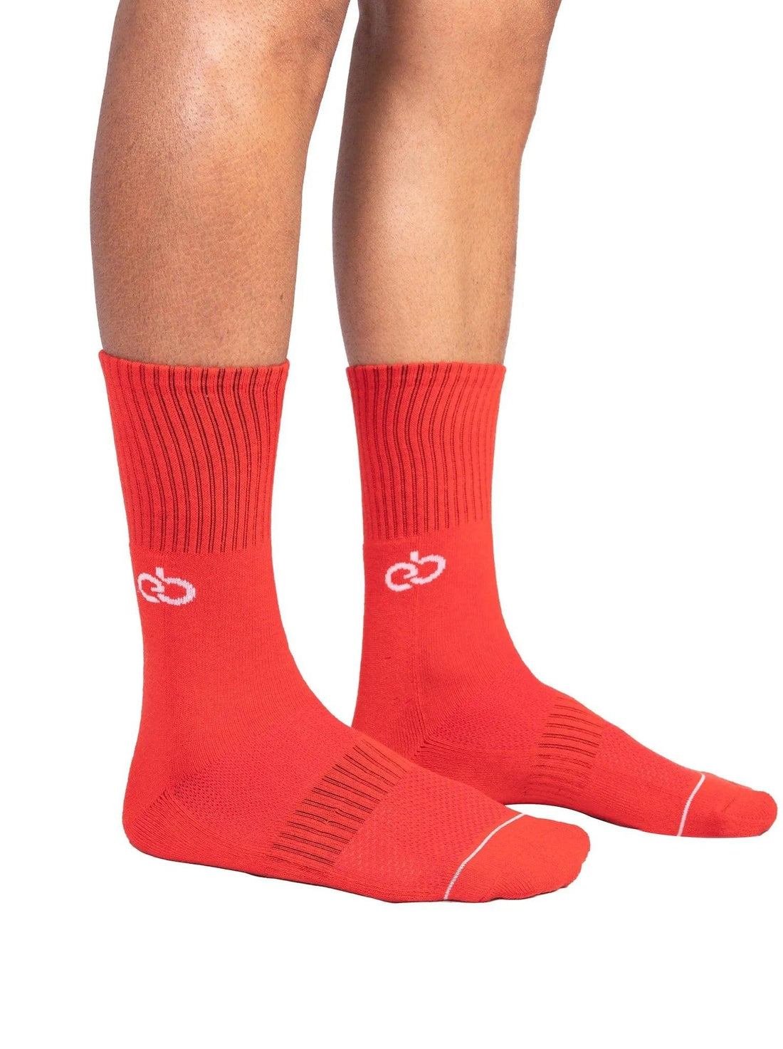 Socks - Crimson Royale Crew Socks - Red - Erobold - 