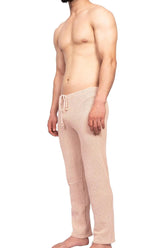 Knitted Crochet Pants - Ivory Cream - Erobold - 