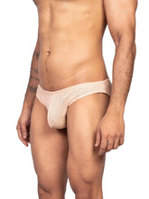 Knitted Crochet Brief - Ivory Cream - Erobold - 