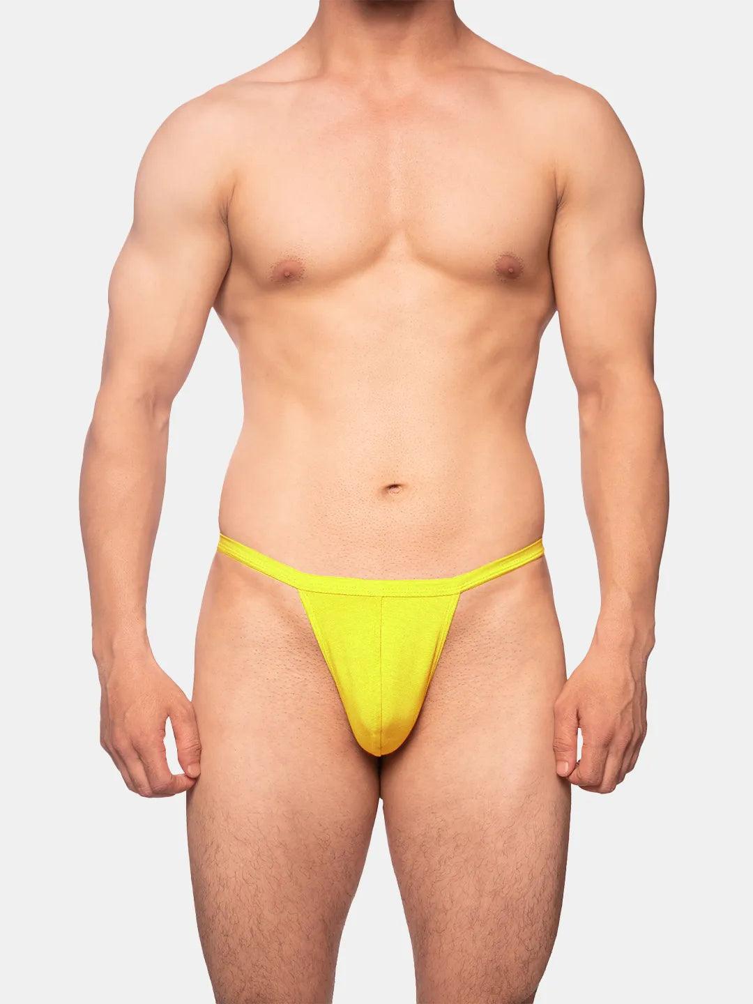 Cotton Thong - Lemon - Erobold - 