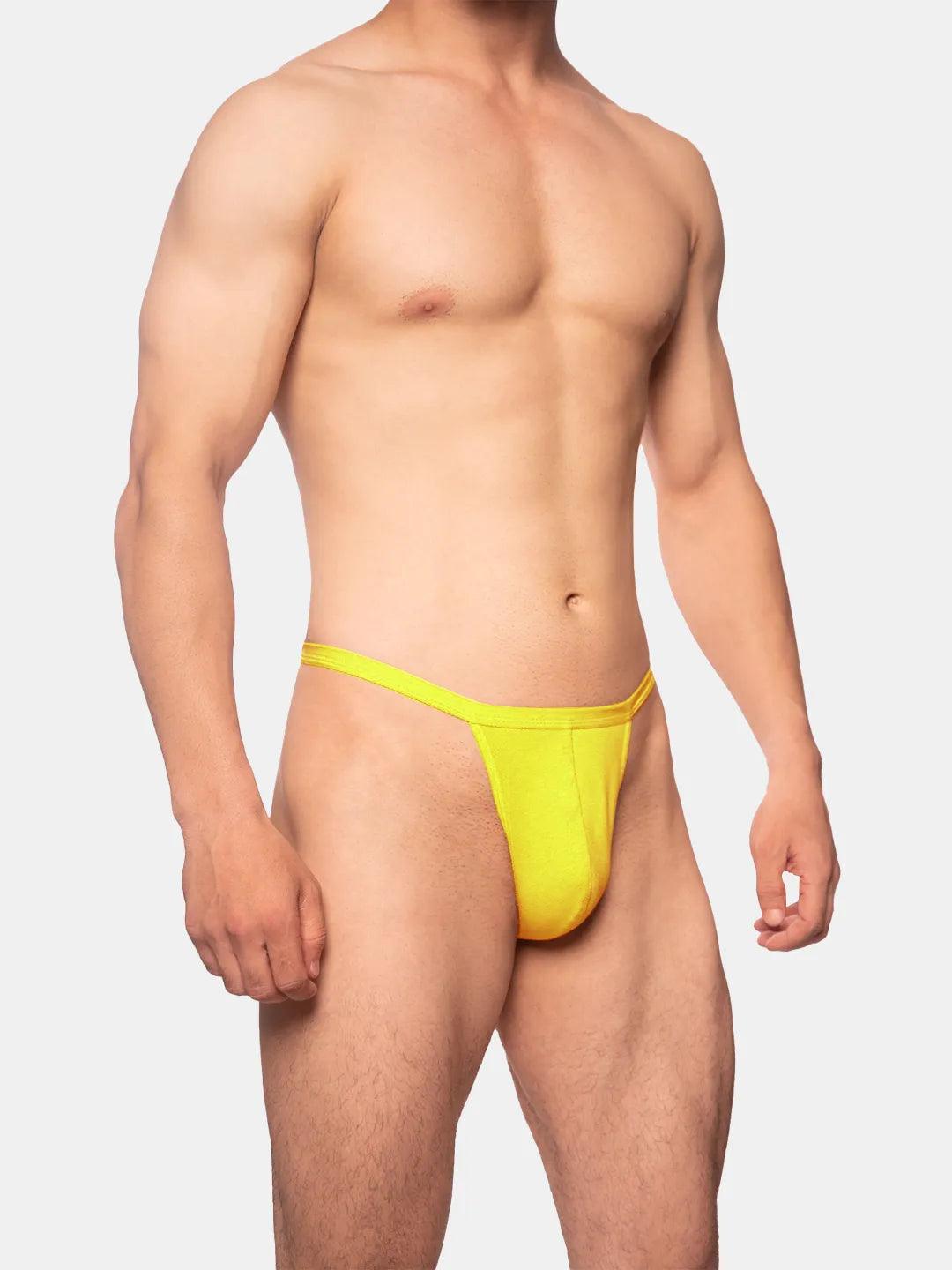 Cotton Thong - Lemon - Erobold - 