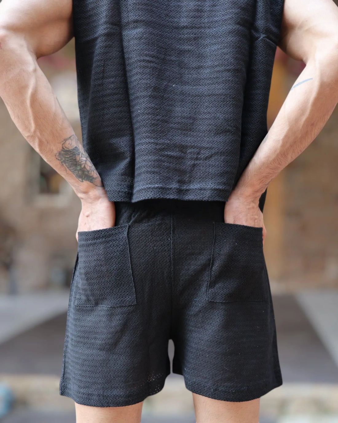 Aegis Knit Shorts | Black