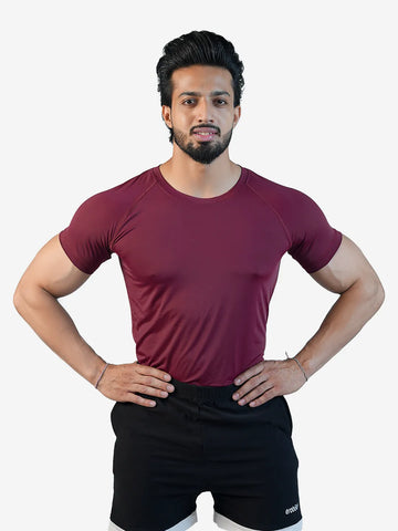 SleekFit Active T-shirt | Maroon