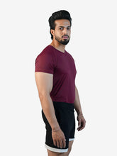 Erobold SleekFit Active Gym T-shirt for Men - Maroon - 