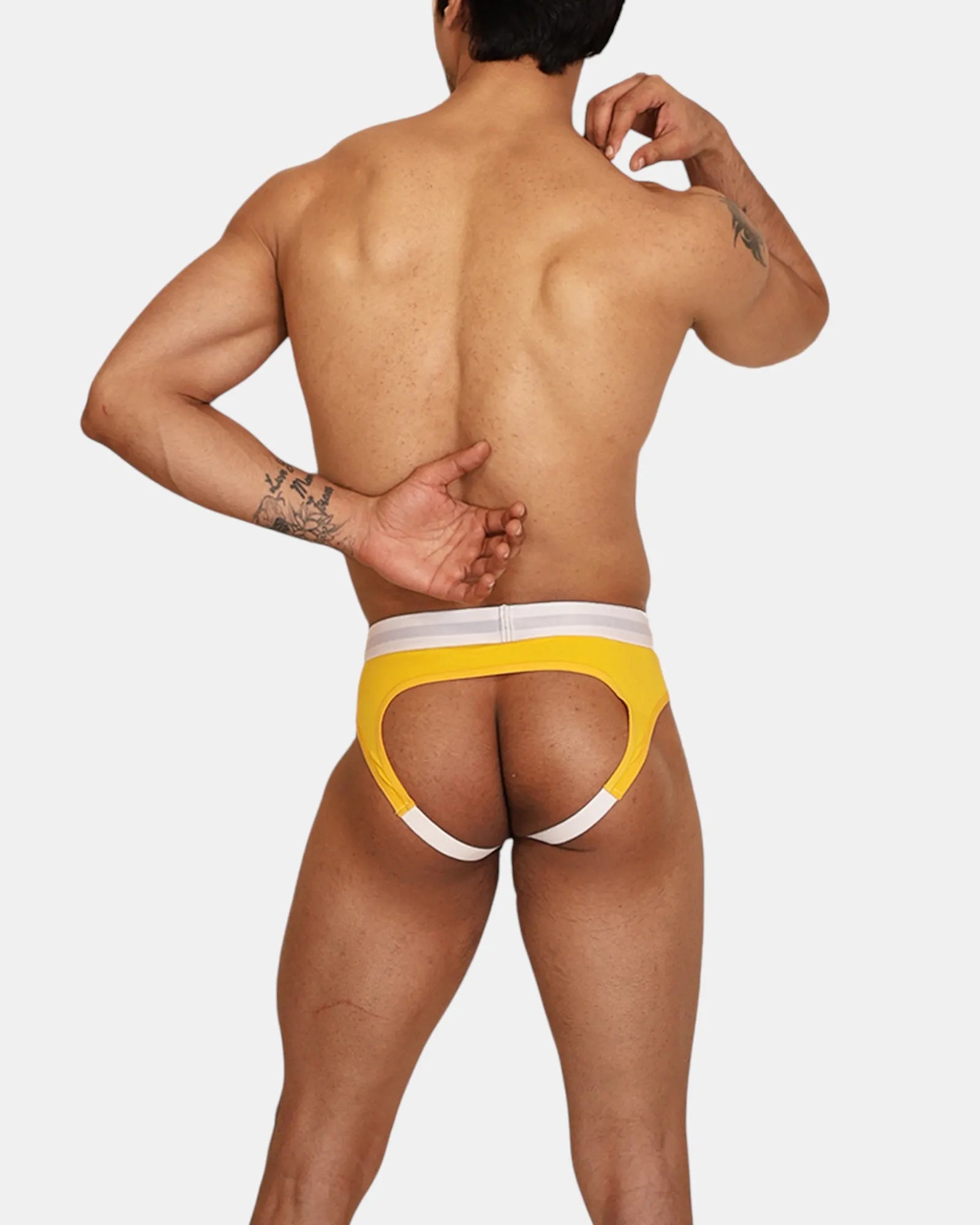 SquatBound Hybrid Brief | Lemon