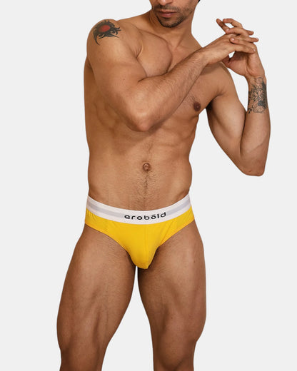 SquatBound Hybrid Brief | Lemon