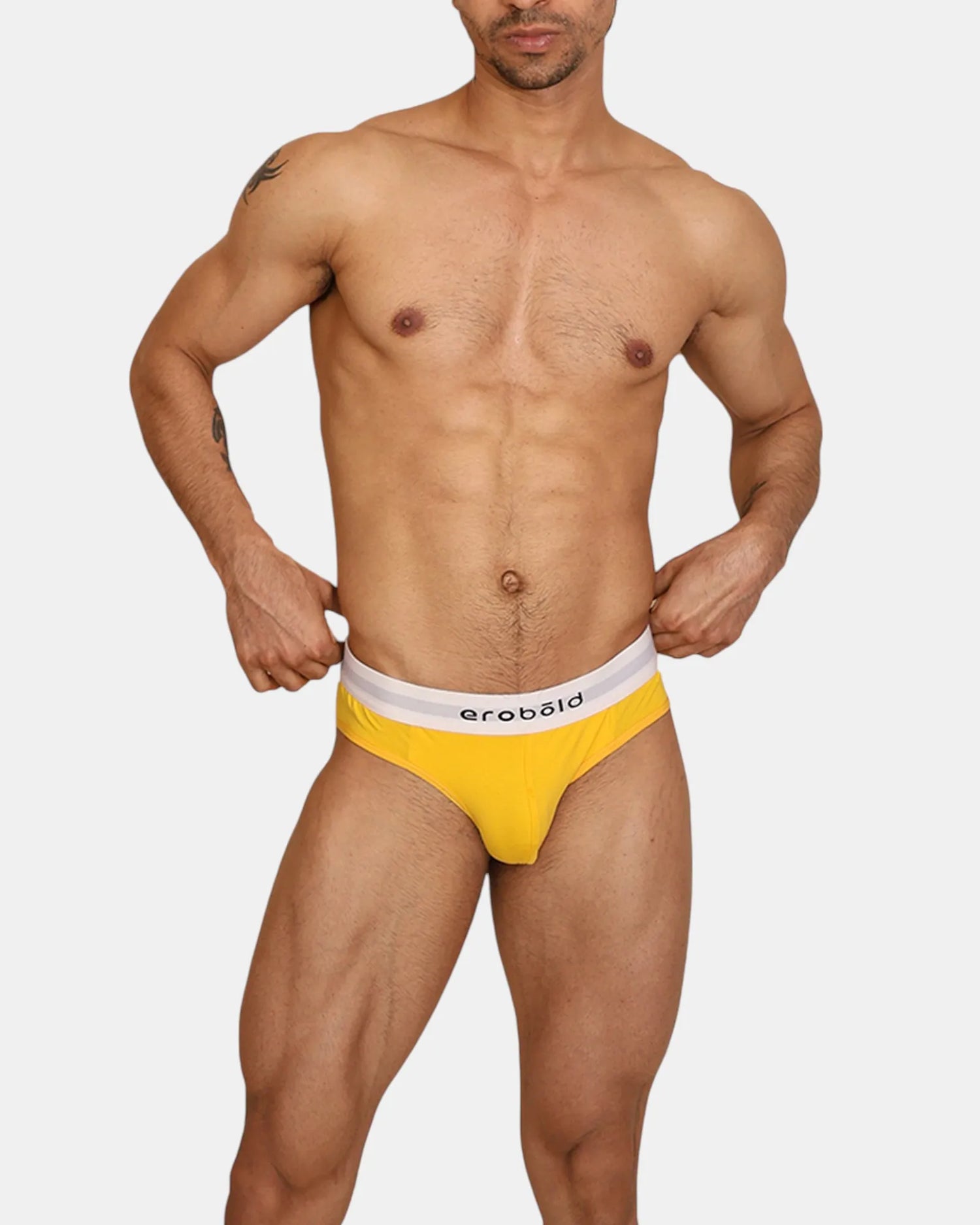 SquatBound Hybrid Brief | Lemon