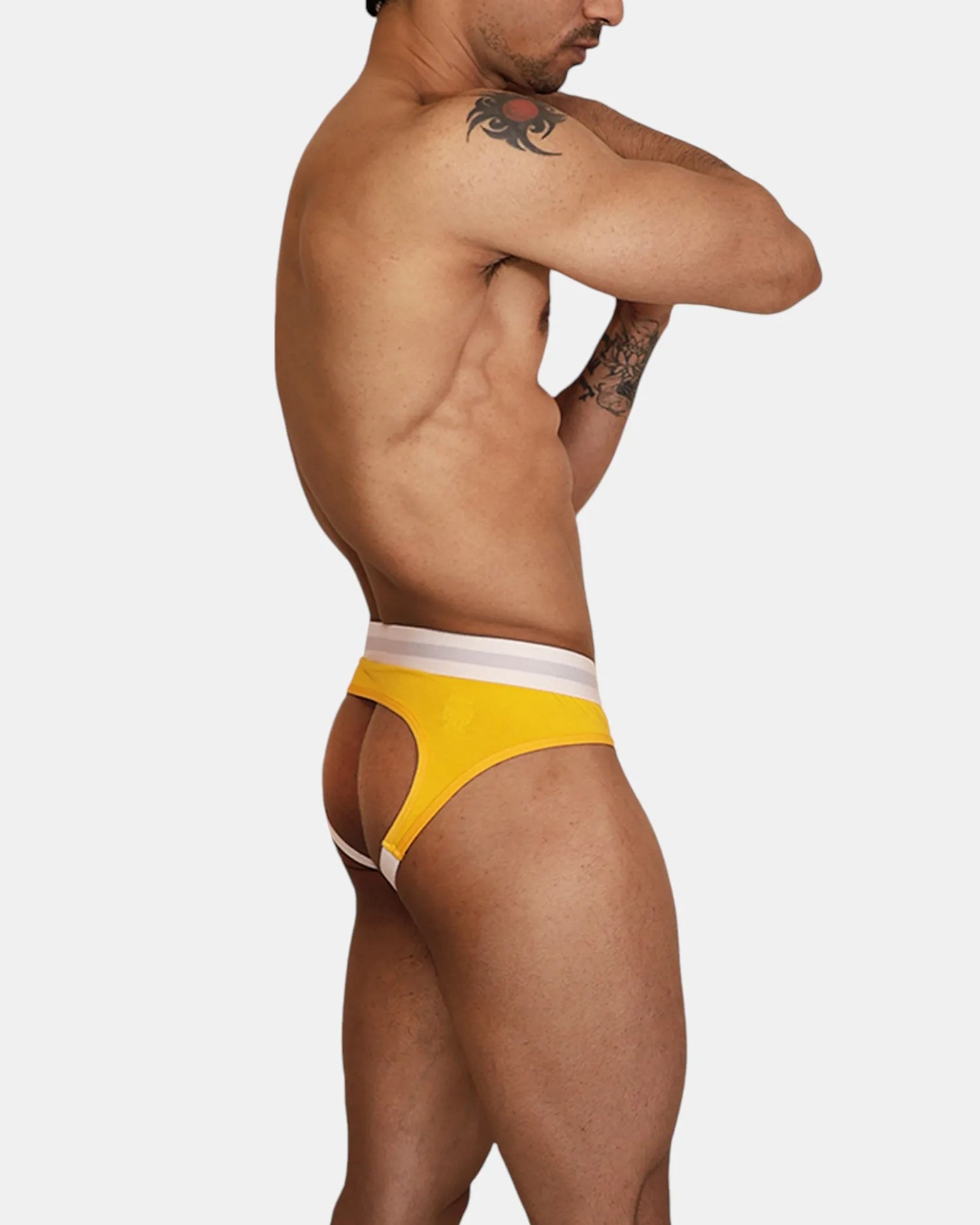 SquatBound Hybrid Brief | Lemon