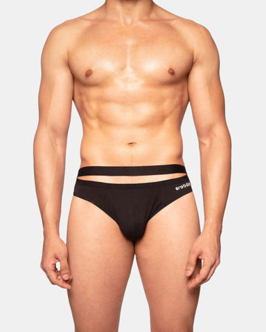 Band on Belly Brief | Black