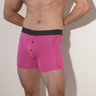 Button Trunk for Men, ibis rose modal, photo 2