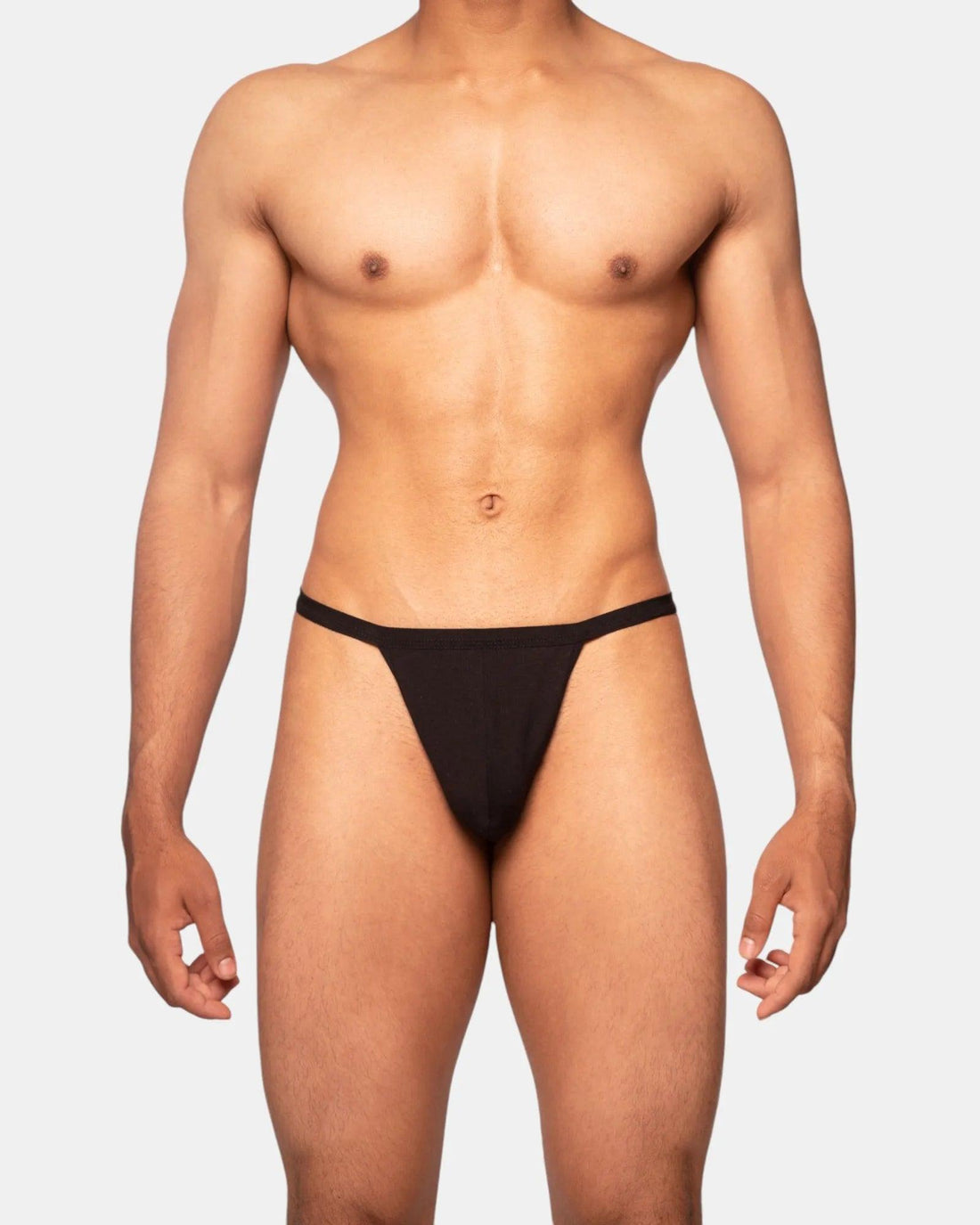 Classic Cotton Thong | Black