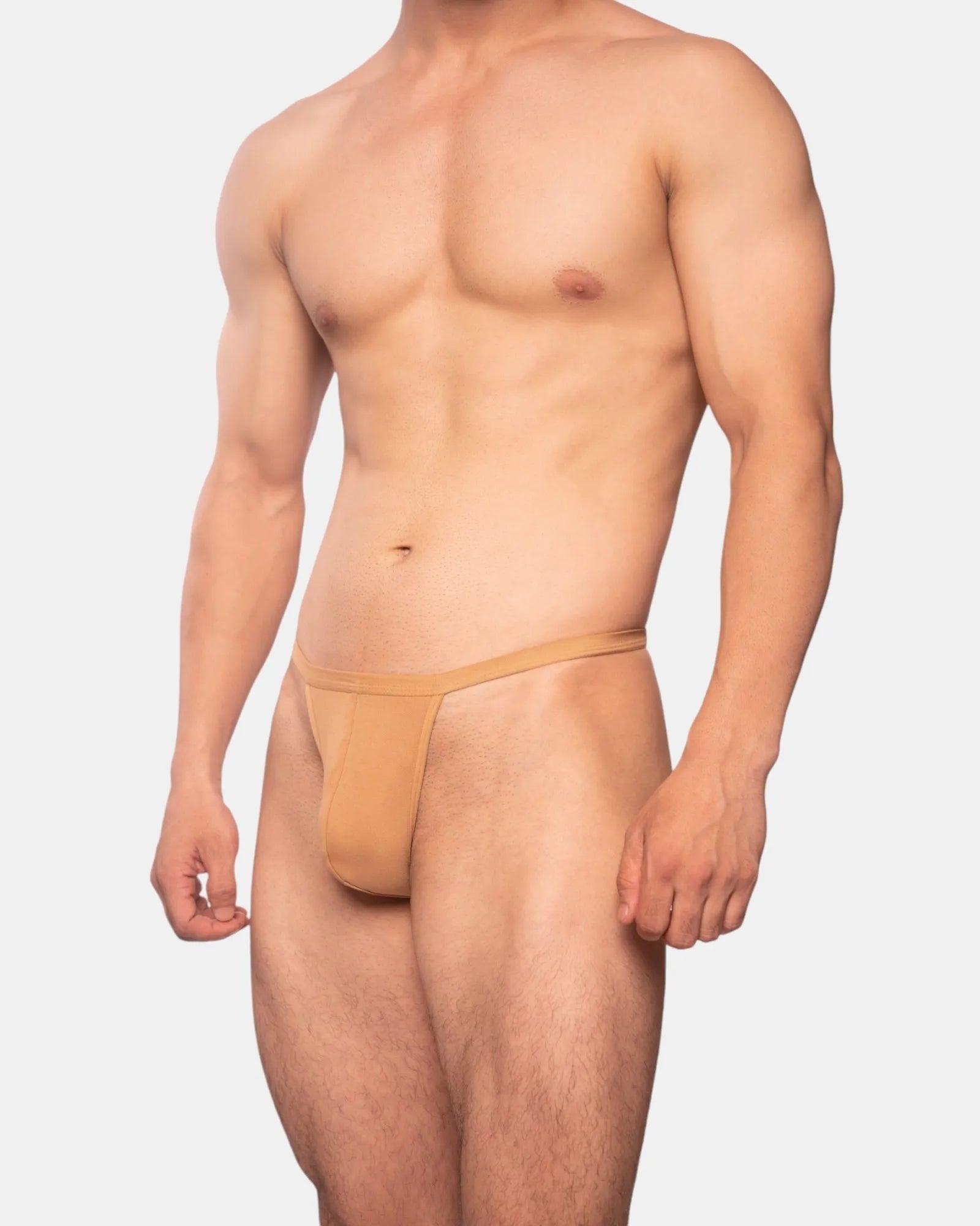 Classic Cotton Thong | Tan