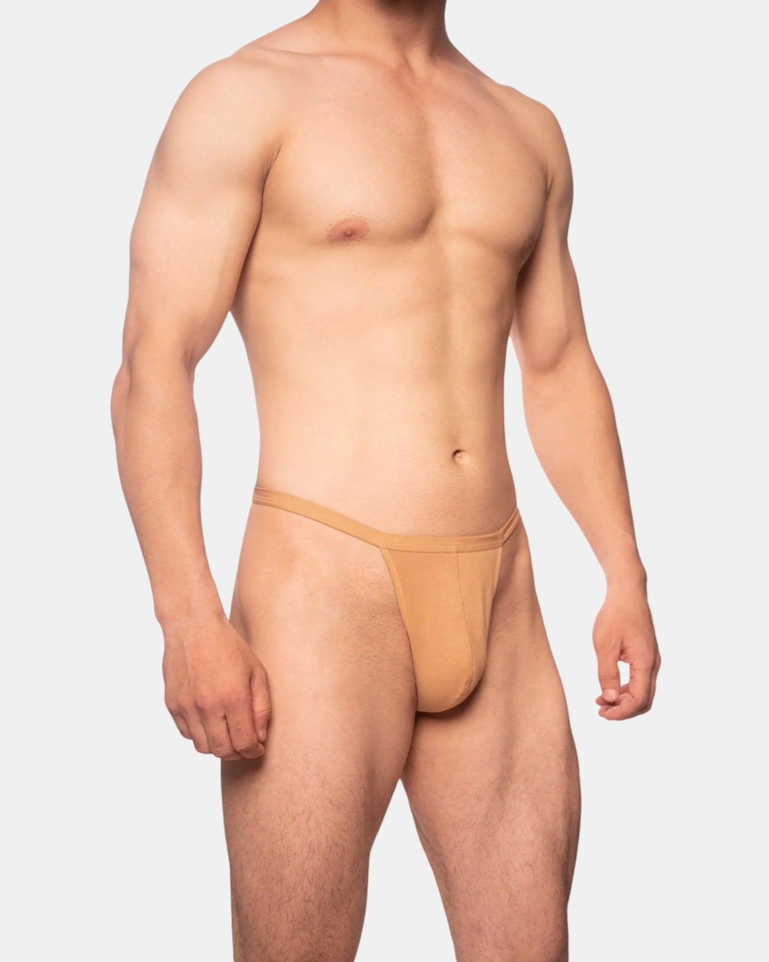 Classic Cotton Thong | Tan