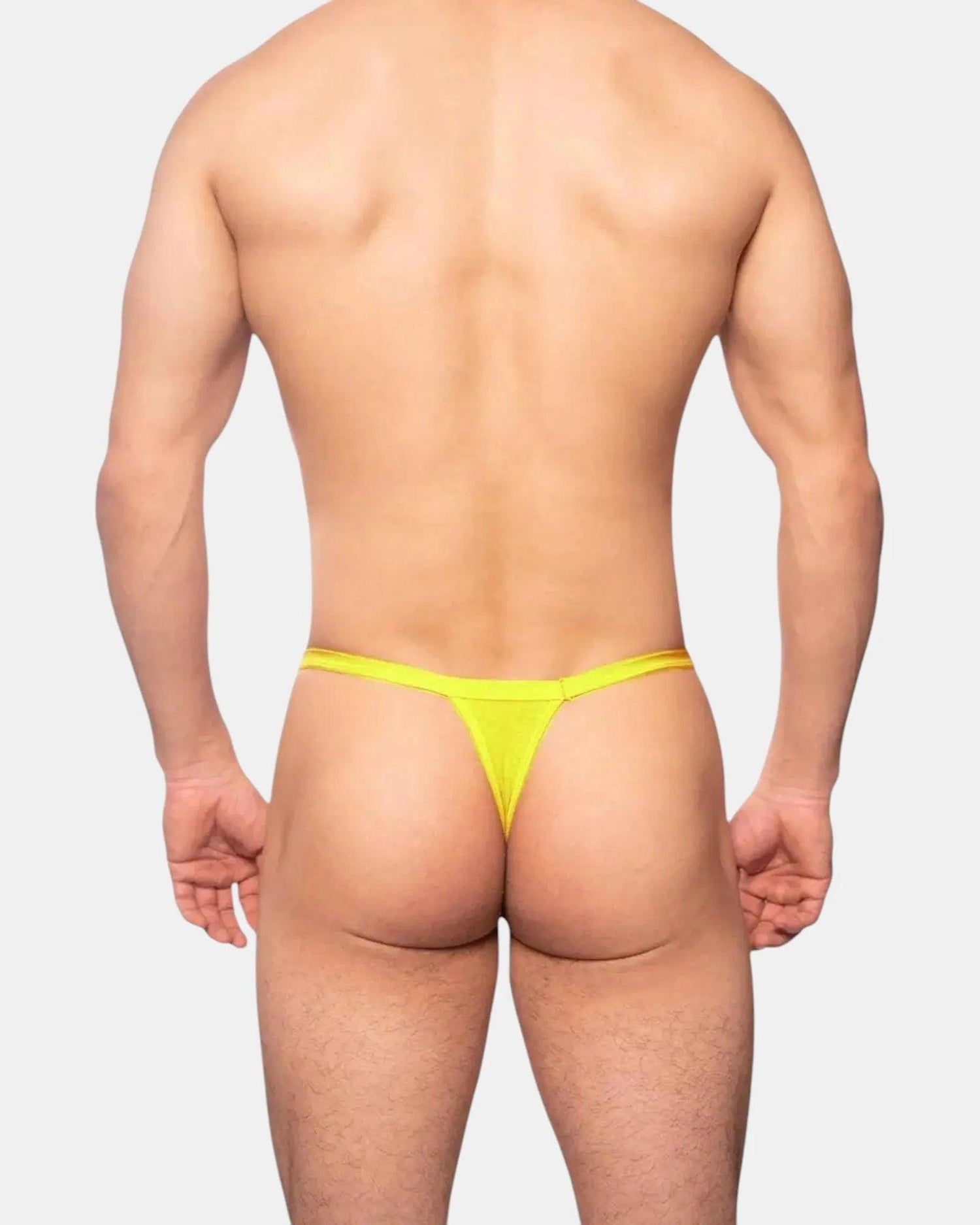 Classic Cotton Thong | Lemon