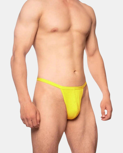 Classic Cotton Thong | Lemon