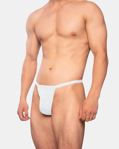 Classic Cotton Thong | White