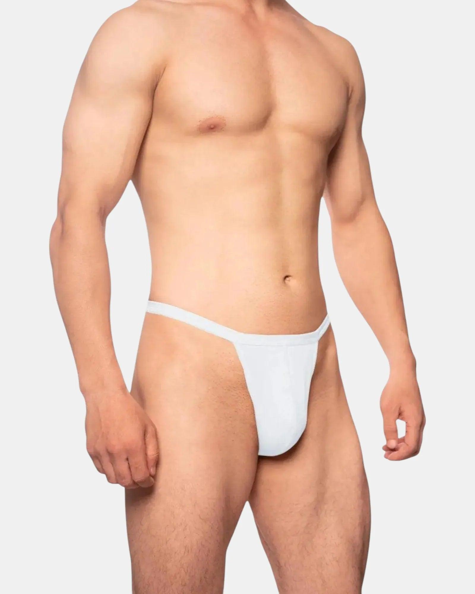 Classic Cotton Thong | White