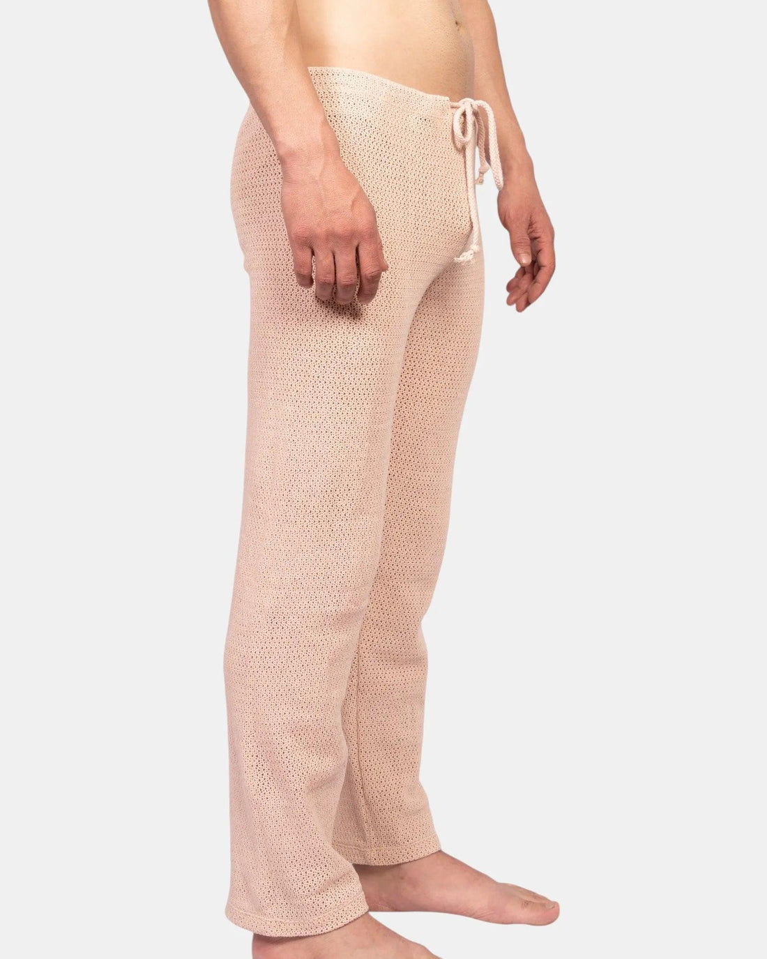 Knitted Crochet Pants | Ivory Cream