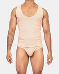 Knit Crochet Tank, ivory cream, photo 2