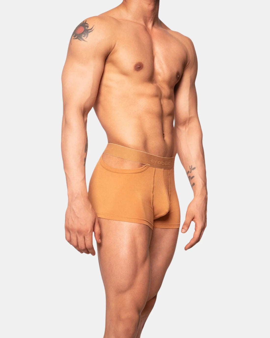 No-Roll Waistband Designer Trunk | Tan