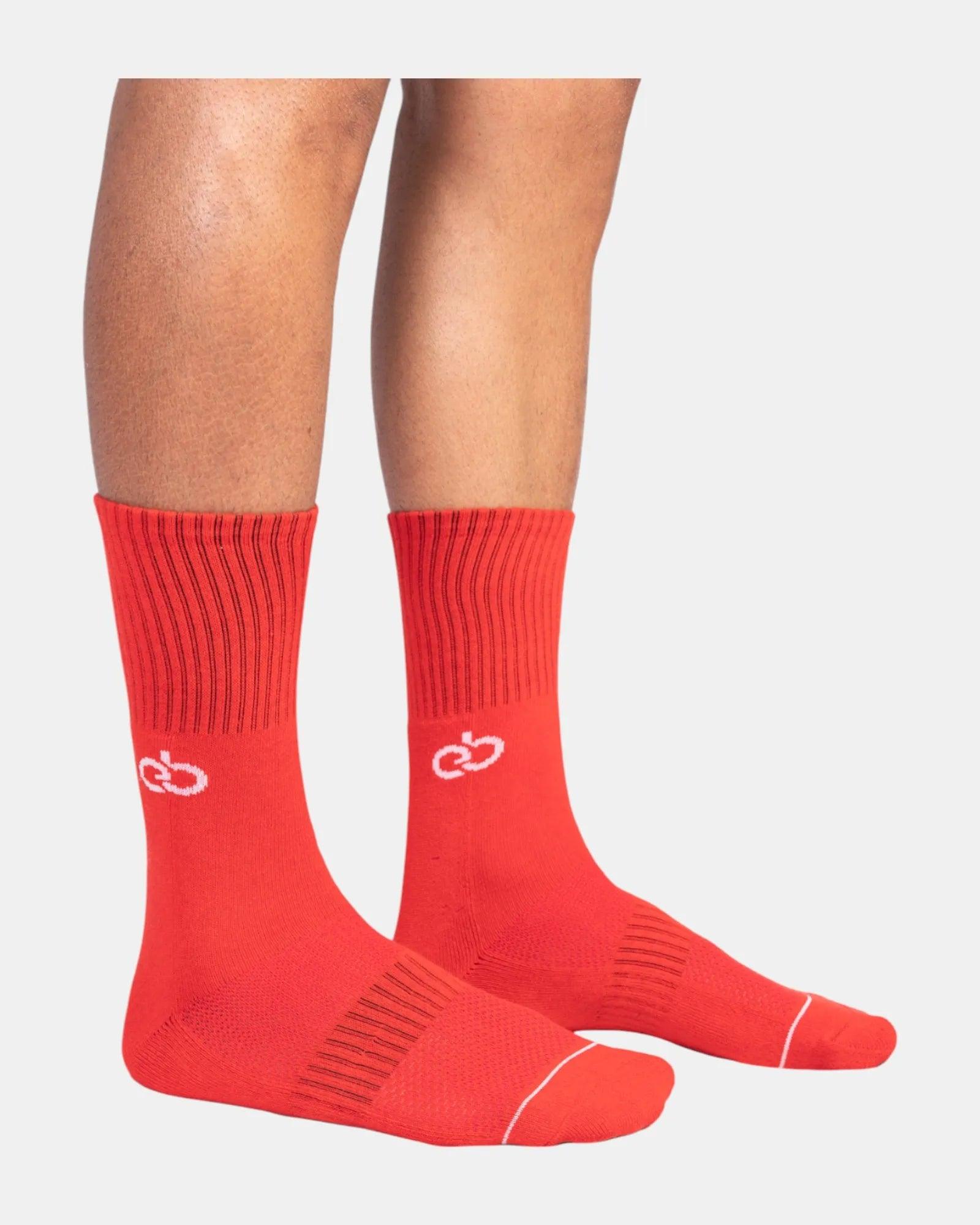 Crimson Royale Designer Socks | Red