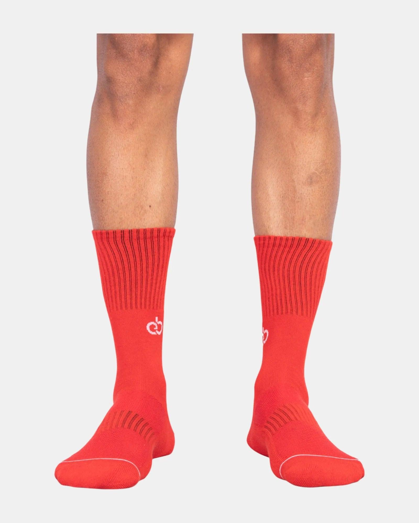 Crimson Royale Designer Socks | Red