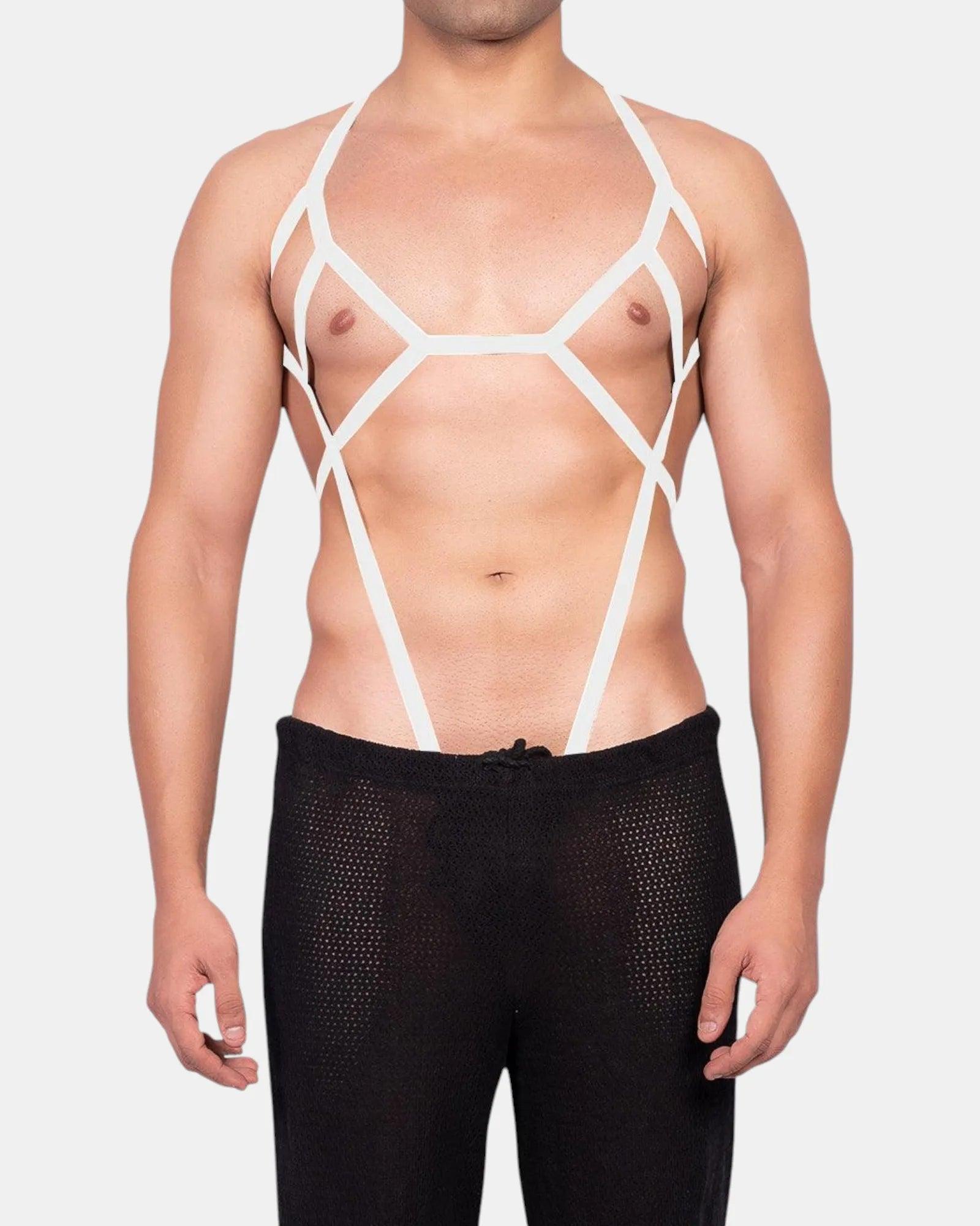 Spider Suit White | Top Wear | Body Harness