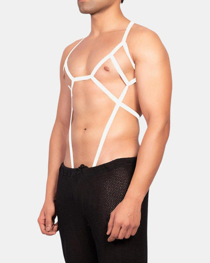 Spider Suit White | Top Wear | Body Harness