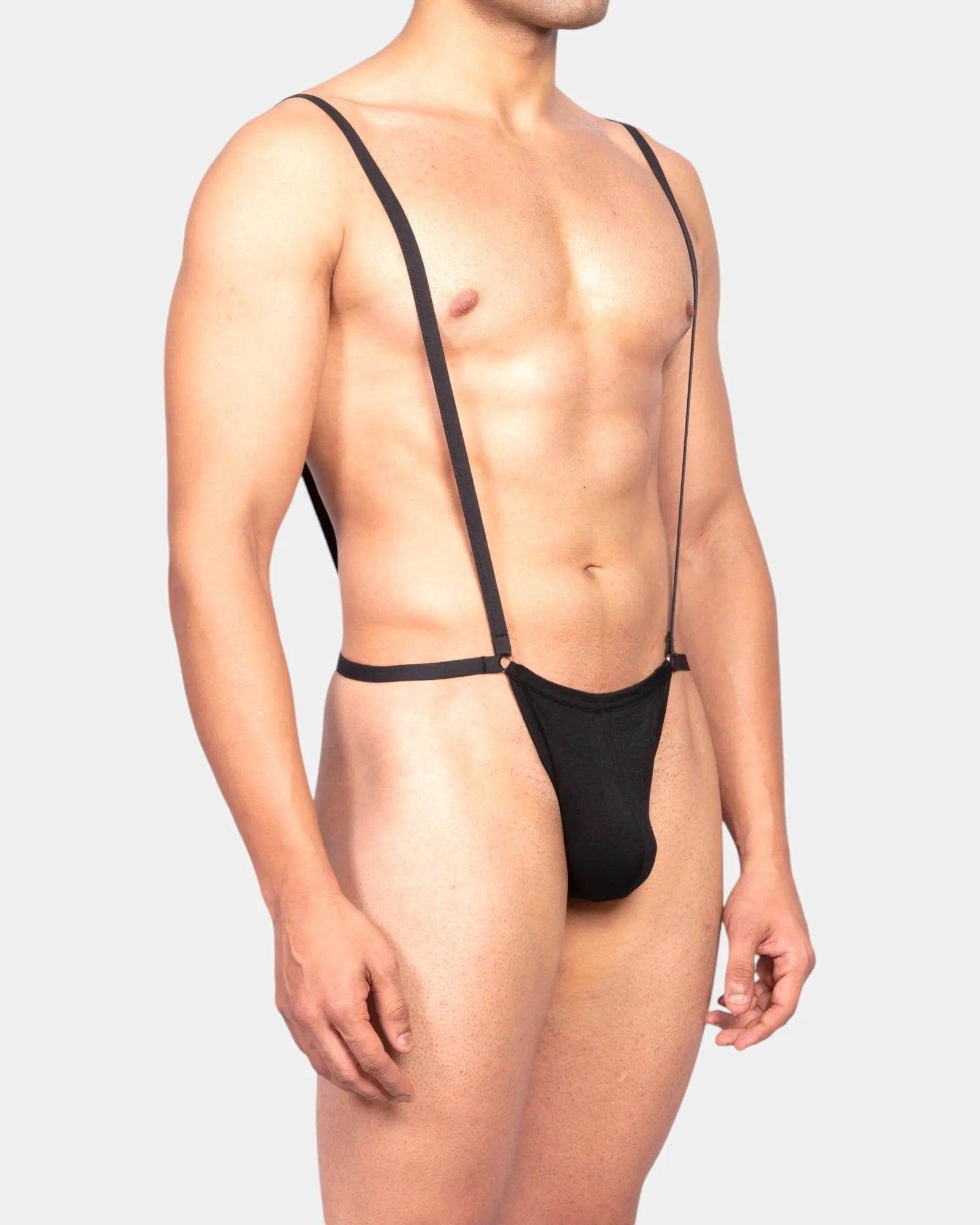 Holden Suspender Thong | Modal Crotch Pouch