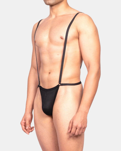 Holden Suspender Thong | Modal Crotch Pouch