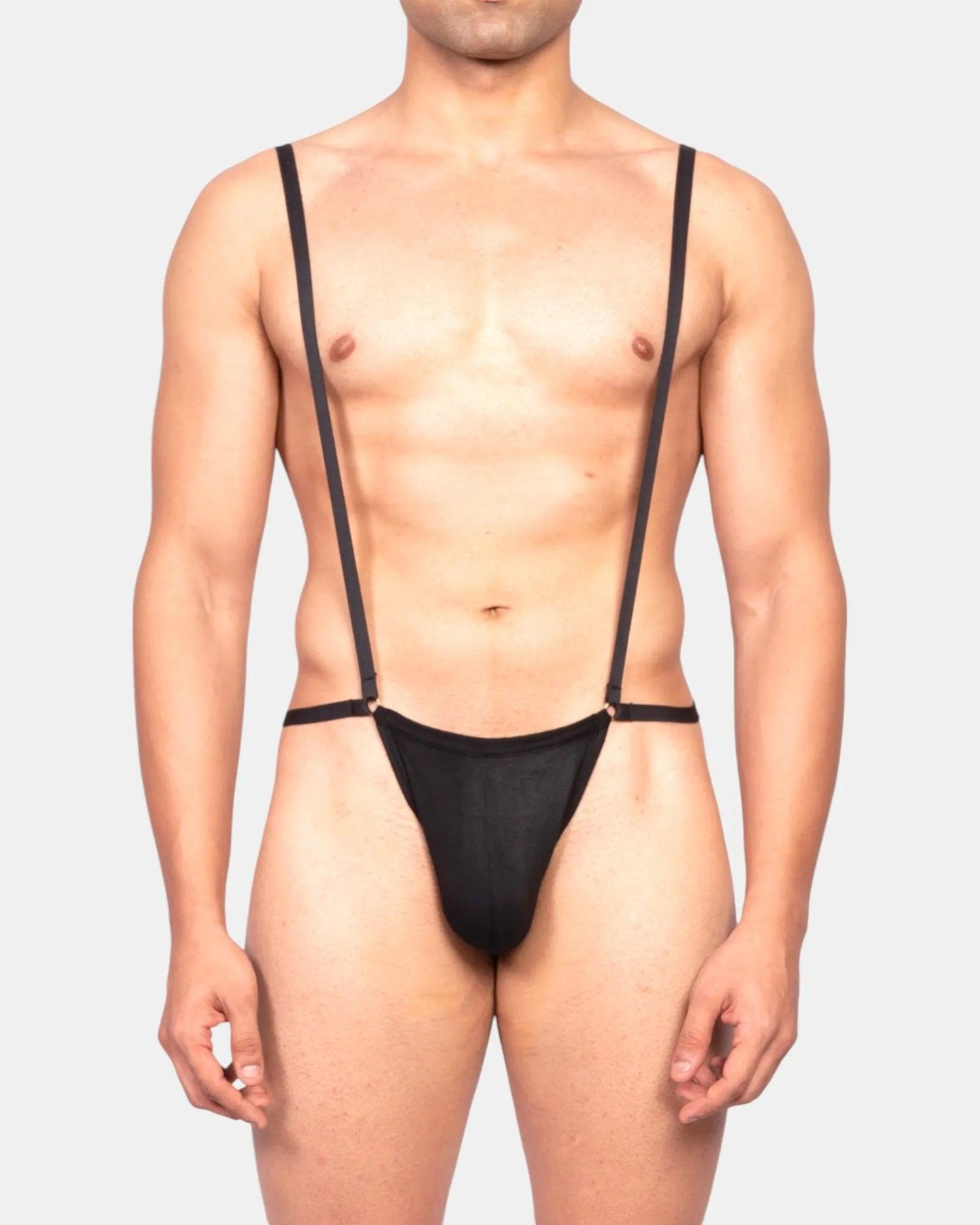 Holden Suspender Thong | Modal Crotch Pouch