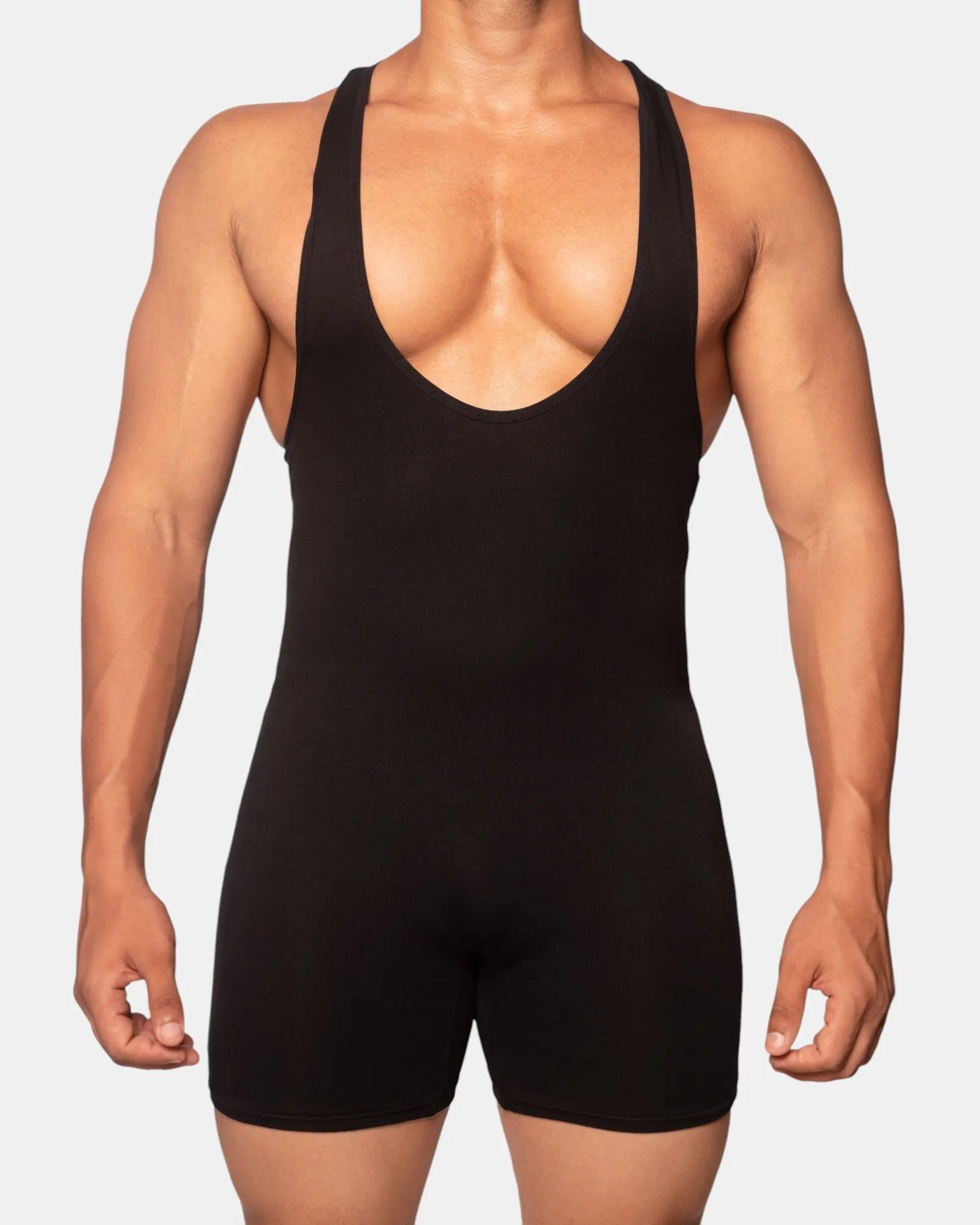 Wrestler Bodysuit | Black