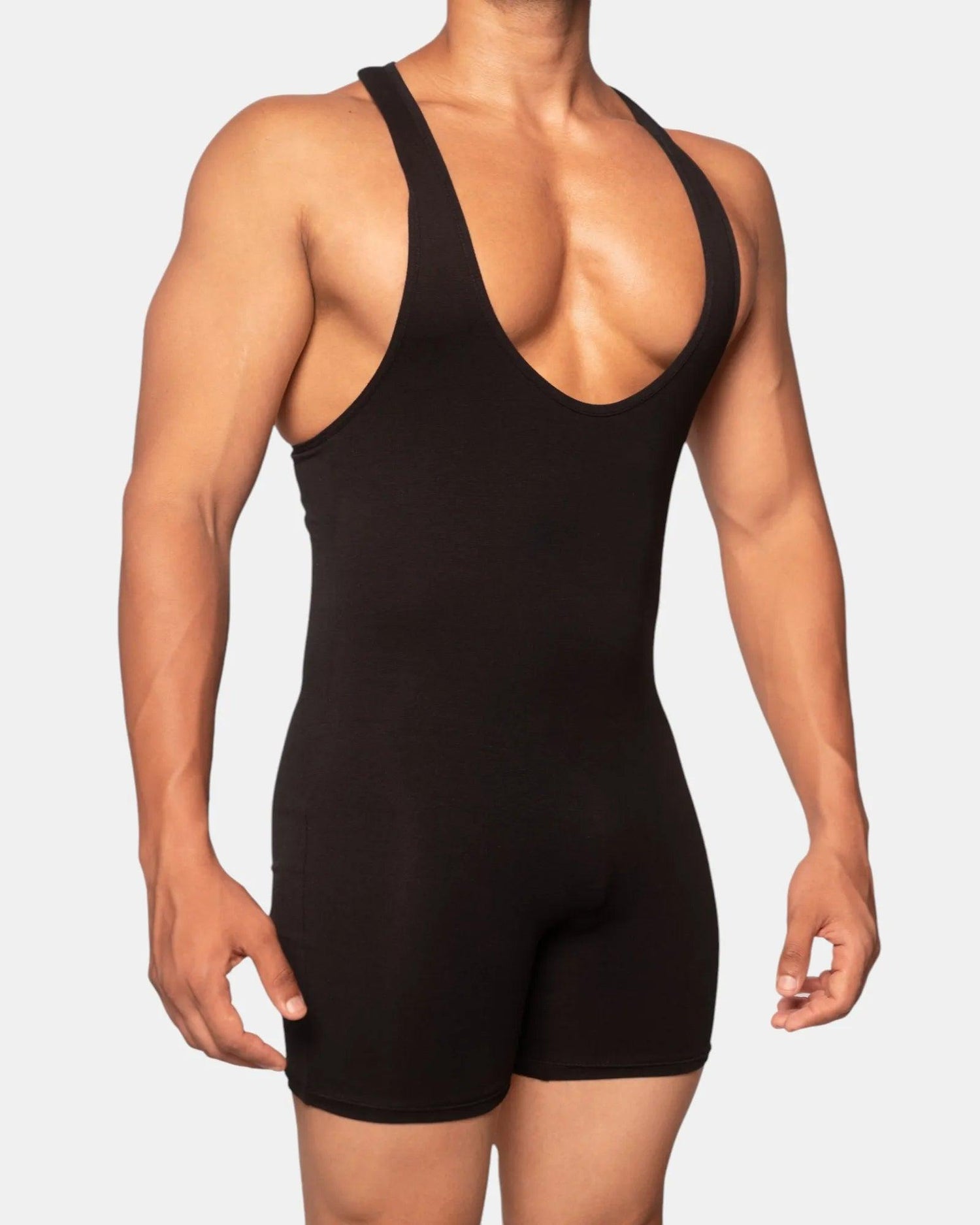 Wrestler Bodysuit | Black