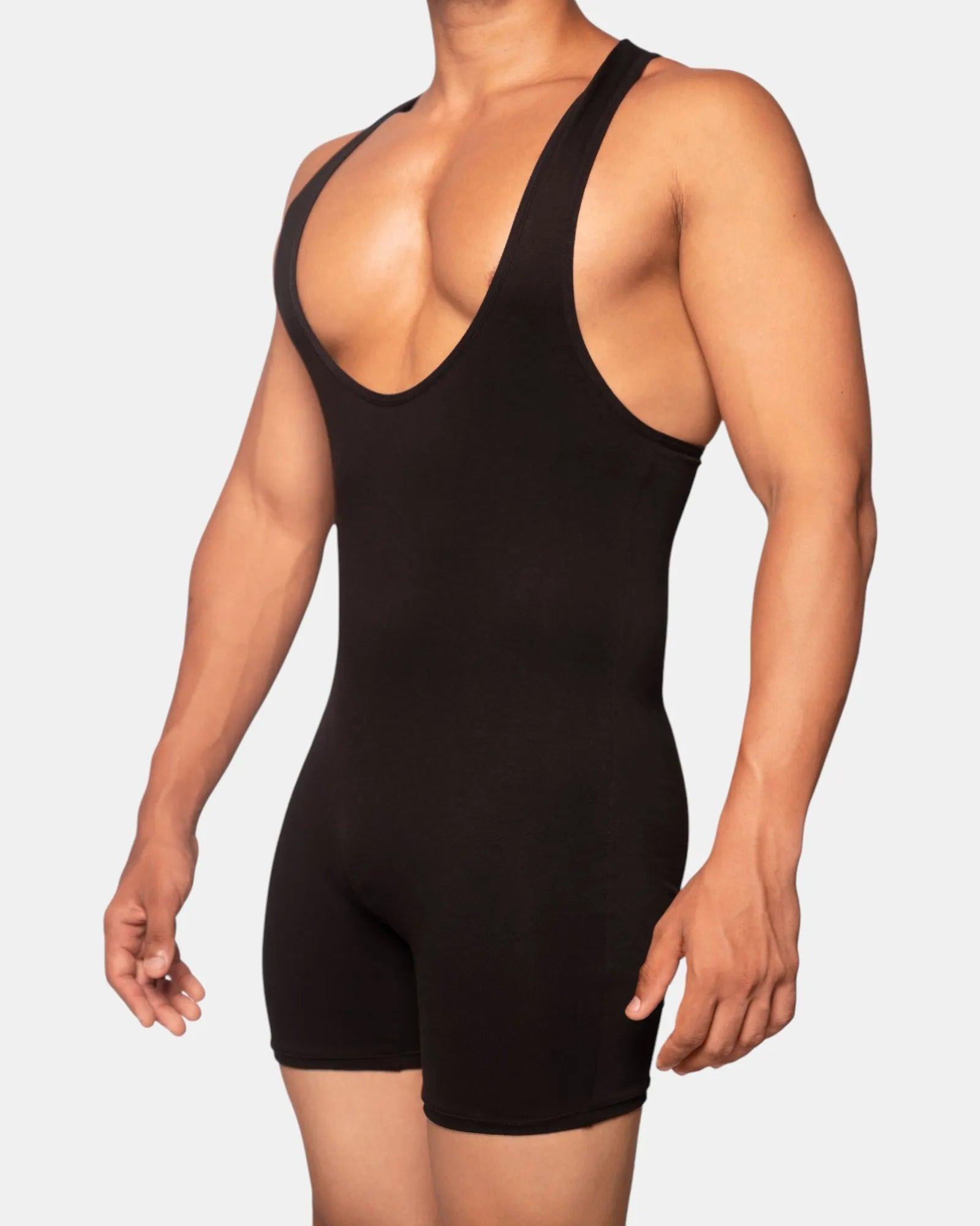 Wrestler Bodysuit | Black